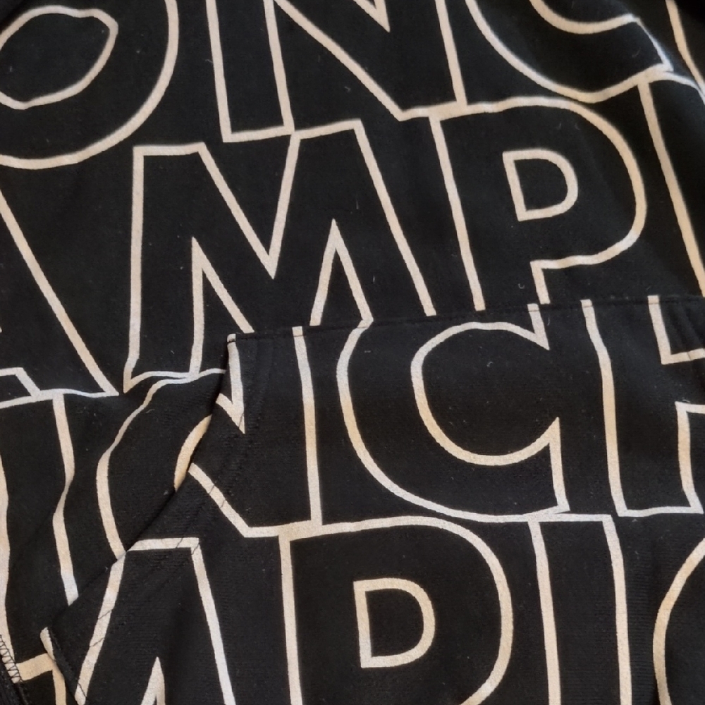 Champion Black and White Graphic Hoodie